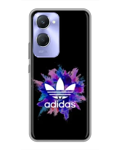 Чехол для Vivo Y36c с картинкой «Взрыв красок Adidas»