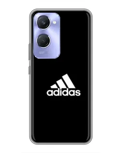 Чехол для Vivo Y36c с картинкой «Черная классика Adidas»
