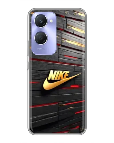 Чехол для Vivo Y36c с картинкой «Золотой Nike на металле» Чехол для Vivo Y36c с картинкой «Золотой Nike на металле»