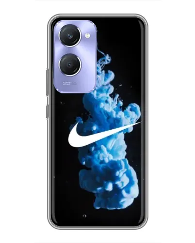 Чехол для Vivo Y36c с картинкой «Nike и синий дым» Чехол для Vivo Y36c с картинкой «Nike и синий дым»
