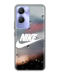 Чехол для Vivo Y36c с картинкой «Nike в стиле ретро»