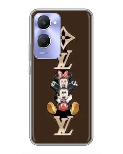 Чехол для Vivo Y36c с картинкой «LV и Микки Маус»