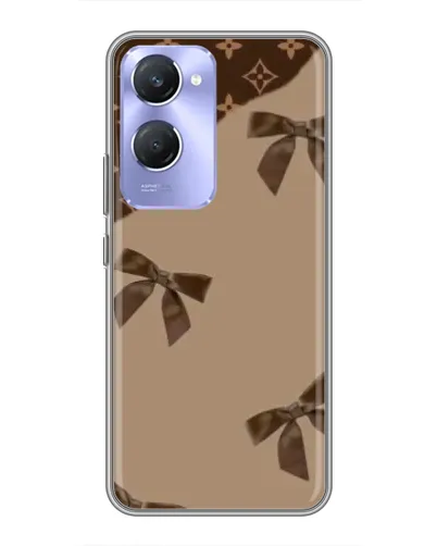 Чехол для Vivo Y36c с картинкой «LV — кофейный атлас» Чехол для Vivo Y36c с картинкой «LV — кофейный атлас»