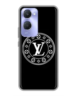 Чехол для Vivo Y36c с картинкой «LV — печать стиля»