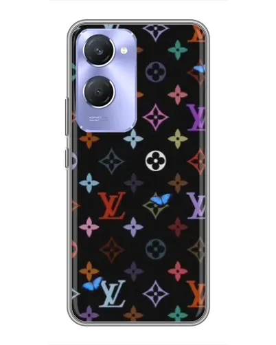 Чехол для Vivo Y36c с картинкой «Цветная монограмма LV» Чехол для Vivo Y36c с картинкой «Цветная монограмма LV»