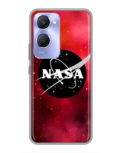 Чехол для Vivo Y36c с картинкой «NASA — красная туманность»
