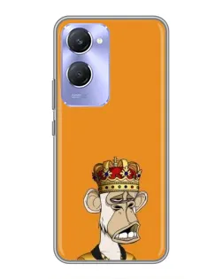 Чехол для Vivo Y36c с картинкой «Золотая обезьяна Bored Ape»