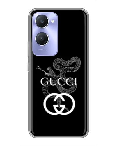 Чехол для Vivo Y36c с картинкой «Gucci — серебряная змея»