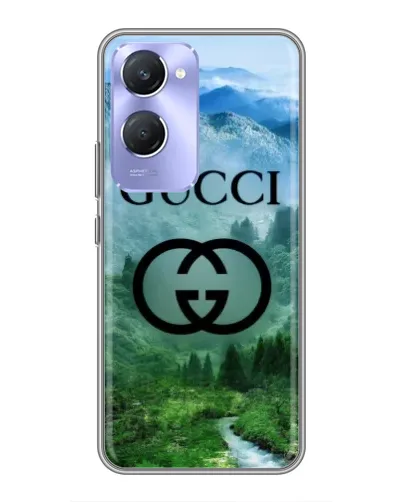 Чехол для Vivo Y36c с картинкой «Gucci — горный пейзаж»