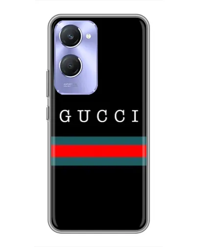 Чехол для Vivo Y36c с картинкой «Gucci — красный пояс»