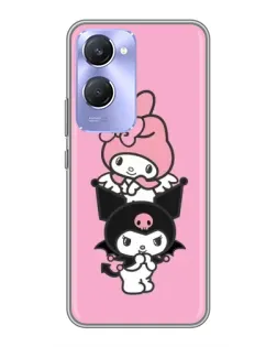 Чехол для Vivo Y36c с картинкой «My Melody и Kuromi»