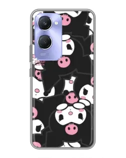 Чехол для Vivo Y36c с картинкой «Паттерн голов Куроми»