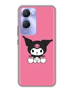 Чехол для Vivo Y36c с картинкой «Хмурая Kuromi»