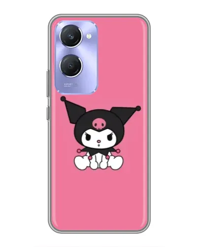 Чехол для Vivo Y36c с картинкой «Хмурая Kuromi»