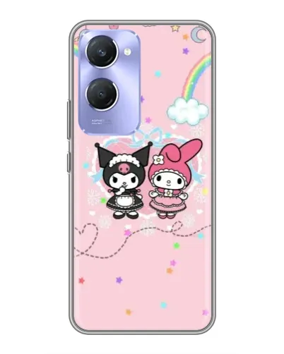 Чехол для Vivo Y36c с картинкой «My Melody и Kuromi»