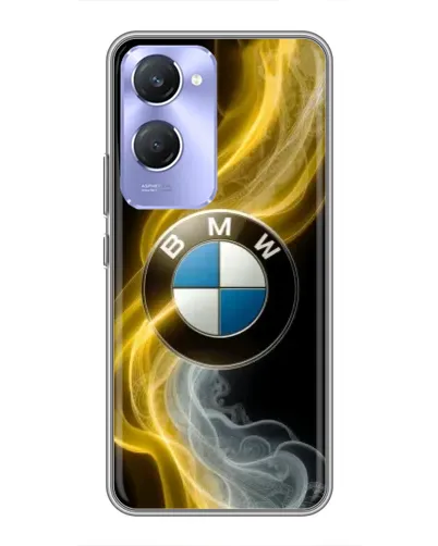Чехол для Vivo Y36c с картинкой «Золотистый дым BMW» Чехол для Vivo Y36c с картинкой «Золотистый дым BMW»