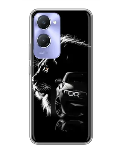 Чехол для Vivo Y36c с картинкой «BMW и лев» Чехол для Vivo Y36c с картинкой «BMW и лев»