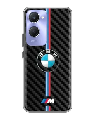 Чехол для Vivo Y36c с картинкой «Эмблема BMW и карбон» Чехол для Vivo Y36c с картинкой «Эмблема BMW и карбон»