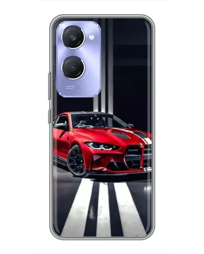 Чехол для Vivo Y36c с картинкой «Красная BMW на дороге» Чехол для Vivo Y36c с картинкой «Красная BMW на дороге»