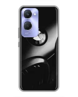 Чехол для Vivo Y36c с картинкой «Эмблема BMW — макро»
