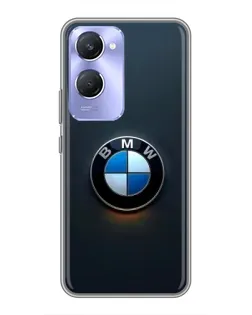 Чехол для Vivo Y36c с картинкой «Логотип BMW — минимализм»