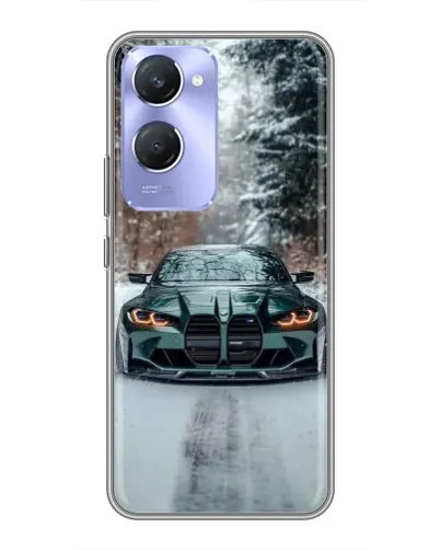Чехол для Vivo Y36c с картинкой «BMW в зимнем лесу» Чехол для Vivo Y36c с картинкой «BMW в зимнем лесу»