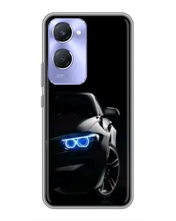 Чохол для Vivo Y36c з картинкою «BMW — нічний погляд»