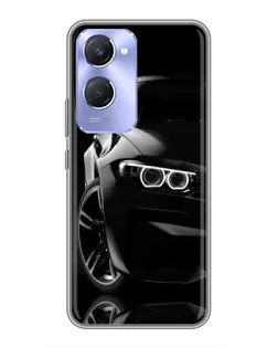 Чохол для Vivo Y36c з картинкою «Чорна BMW — профіль»