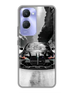 Чохол для Vivo Y36c з картинкою «BMW — акварельний дрифт»