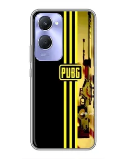 Чохол для Vivo Y36c з картинкою «PUBG — камуфляжний шолом»