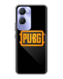 Чехол для Vivo Y36c с картинкой «PUBG — рамка лого»