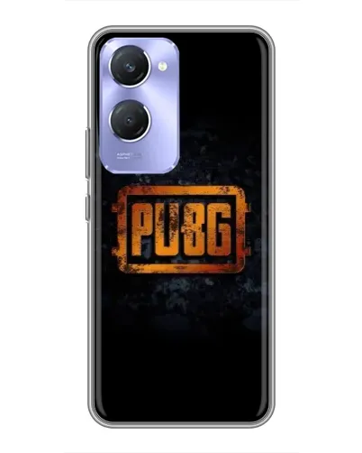 Чехол для Vivo Y36c с картинкой «PUBG — золотой логотип»