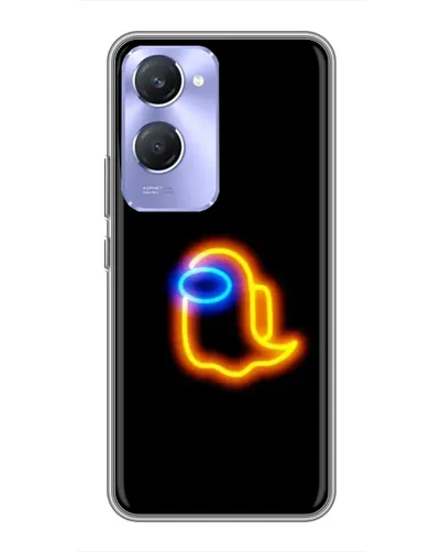 Чехол для Vivo Y36c с картинкой «Among Us неоновое сияние»