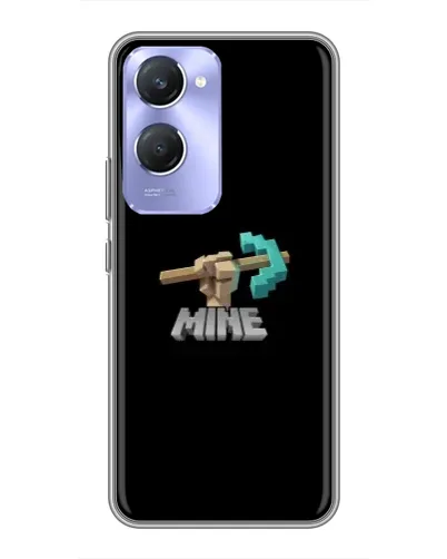 Чехол для Vivo Y36c с картинкой «Алмазная кирка»