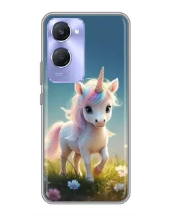 Чехол для Vivo Y36c с картинкой «Единорог на поляне» Чехол для Vivo Y36c с картинкой «Единорог на поляне»