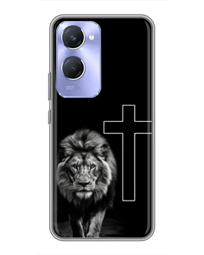 Чехол для Vivo Y36c с картинкой «Лев и Крест» Чехол для Vivo Y36c с картинкой «Лев и Крест»