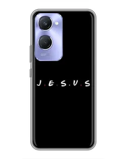 Чехол для Vivo Y36c с картинкой «Точки веры J.E.S.U.S.»