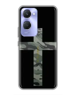Чехол для Vivo Y36c с картинкой «Милитари Крест»