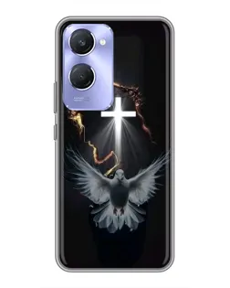 Чехол для Vivo Y36c с картинкой «Голубь и Свет»