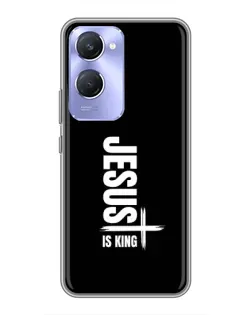 Чехол для Vivo Y36c с картинкой «Вертикаль веры Jesus»