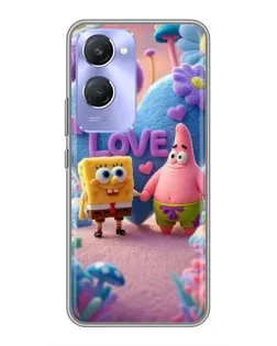 Чехол для Vivo Y36c с картинкой «Губка Боб Патрик»