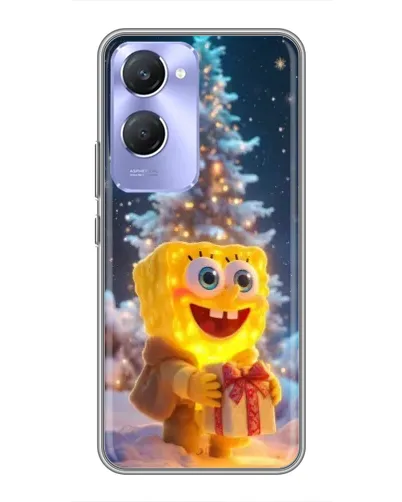 Чехол для Vivo Y36c с картинкой «Рождественский Спанч Боб» Чехол для Vivo Y36c с картинкой «Рождественский Спанч Боб»