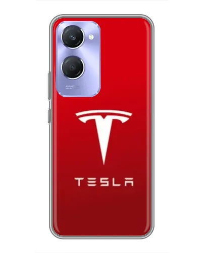 Чехол для Vivo Y36c с картинкой «Tesla Red Classic»