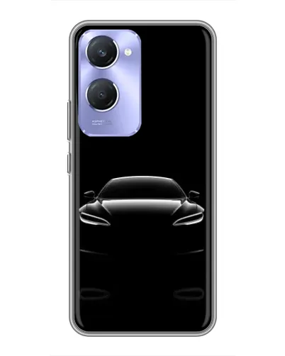 Чехол для Vivo Y36c с картинкой «Силуэт Tesla Night»