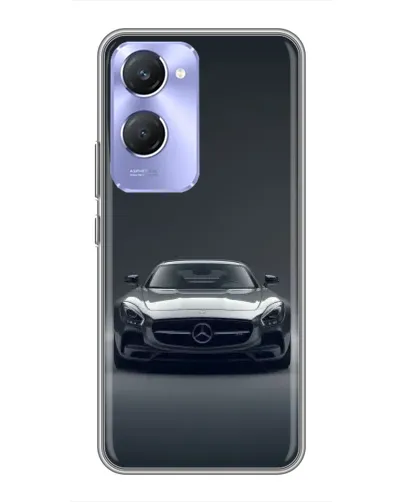 Чехол для Vivo Y36c с картинкой «Mercedes на черном»