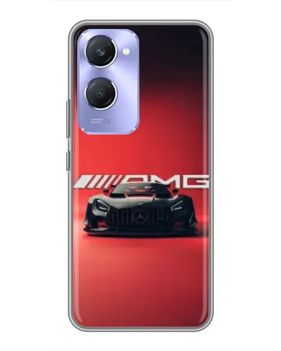 Чехол для Vivo Y36c с картинкой «Mercedes AMG — красная линия»