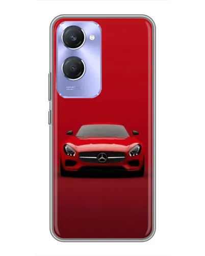 Чехол для Vivo Y36c с картинкой «Красный Mercedes AMG»
