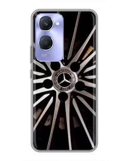 Чехол для Vivo Y36c с картинкой «Диск Mercedes»