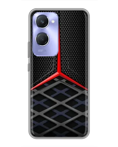 Чехол для Vivo Y36c с картинкой «Mercedes Carbon Grid»