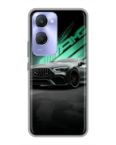 Чехол для Vivo Y36c с картинкой «Темный Mercedes AMG»